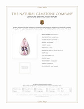 175.21 Ct. Peach Kunzite from Afghanistan Scan Report
