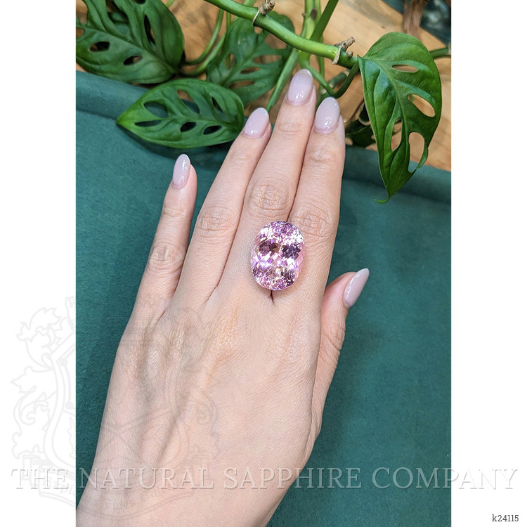 39.94 Ct. Peach Kunzite from Afghanistan