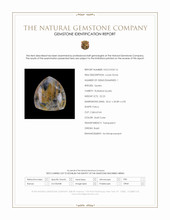 22.23 Ct. Multi Color Cabochon Rutilated Quartz from Brazil Scan Report