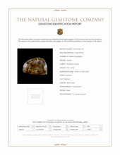 44.83 Ct. Multi Color Cabochon Rutilated Quartz from Brazil Scan Report