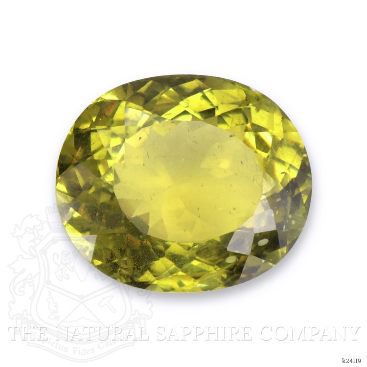 20.02 Ct. Yellowish Green Apatite from Brazil