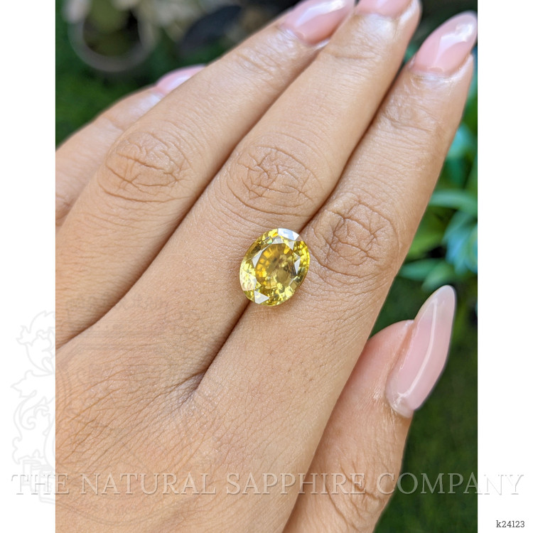 7.83 Ct. Golden Yellow Sinhalite from Ceylon (Sri Lanka)