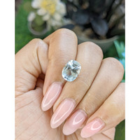 3.68 Ct. Blue Aquamarine from Ceylon (Sri Lanka) Life Style
