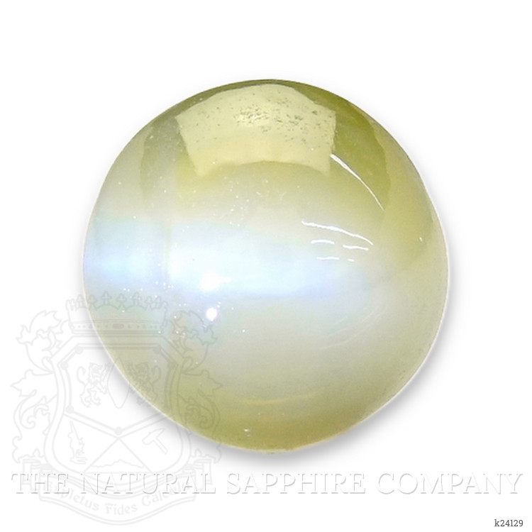 2.34 Ct. Green Cabochon Chrysoberyl from Ceylon (Sri Lanka)