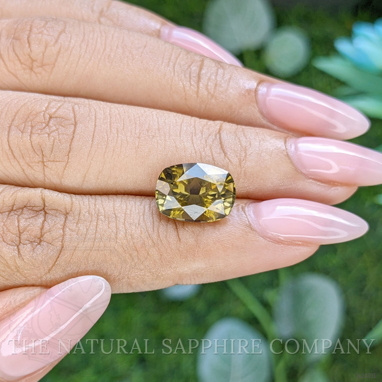 4.57 Ct. Yellowish Green Tourmaline from Ceylon (Sri Lanka)