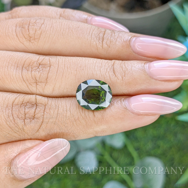 5.92 Ct. Green Zircon from Ceylon (Sri Lanka)