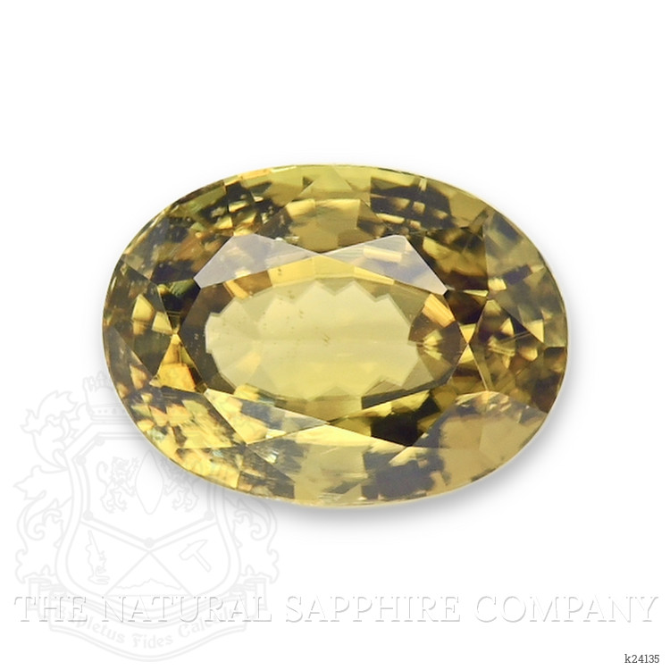 5.64 Ct. Greenish Yellow Zircon from Ceylon (Sri Lanka)