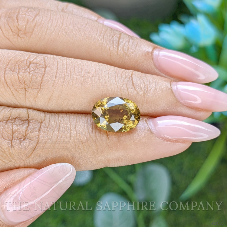 5.64 Ct. Greenish Yellow Zircon from Ceylon (Sri Lanka)