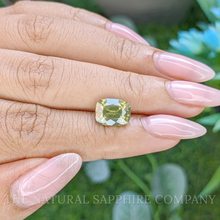 4.50 Ct. Yellowish Green Zircon from Ceylon (Sri Lanka)