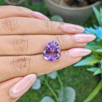 6.77 Ct. Purple Amethyst from Ceylon (Sri Lanka) Life Style