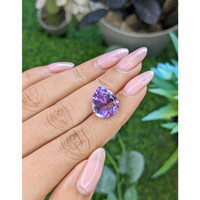 6.77 Ct. Purple Amethyst from Ceylon (Sri Lanka) Life Style