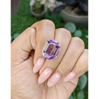 14.61 Ct. Purple Amethyst from Ceylon (Sri Lanka) Life Style
