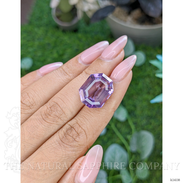 14.61 Ct. Purple Amethyst from Ceylon (Sri Lanka)