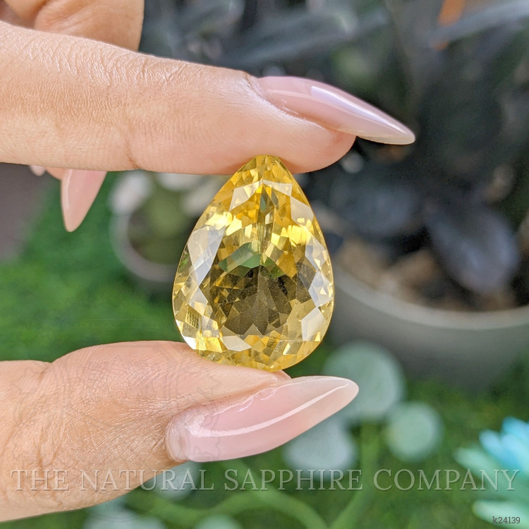 23.67 Ct. Yellow Citrine from Ceylon (Sri Lanka)