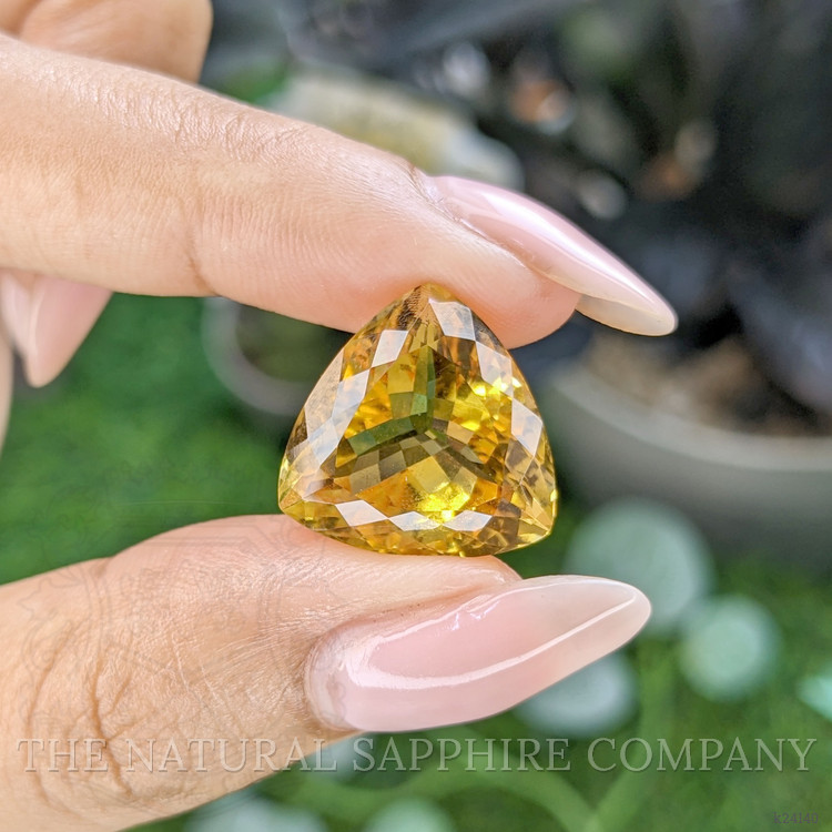 14.65 Ct. Yellow Citrine from Ceylon (Sri Lanka)