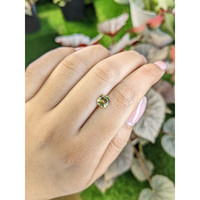 1.18 Ct. Greenish Yellow Chrysoberyl from Ceylon (Sri Lanka) Life Style
