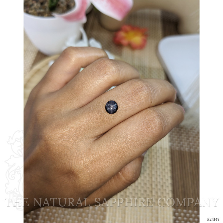 1.52 Ct. Greyish Violet Cabochon Spinel from Ceylon (Sri Lanka)