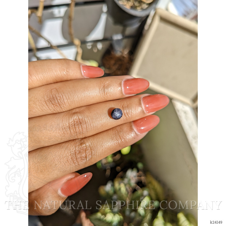 1.52 Ct. Greyish Violet Cabochon Spinel from Ceylon (Sri Lanka)