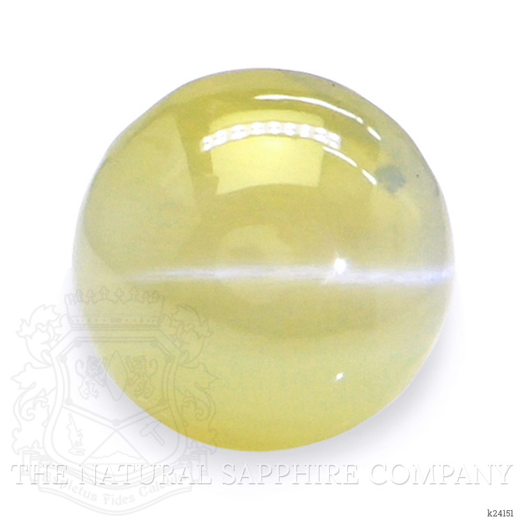 1.31 Ct. Brownish Yellow Cabochon Chrysoberyl from Ceylon (Sri Lanka)