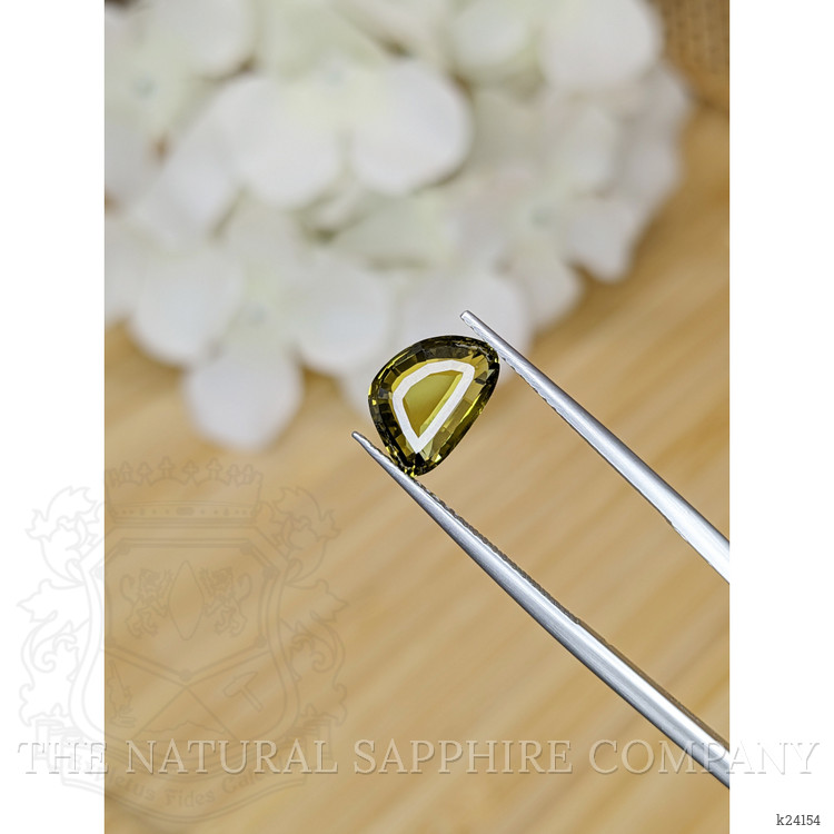 3.10 Ct. Brownish Yellow Chrysoberyl from Ceylon (Sri Lanka)