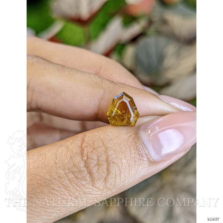 2.13 Ct. Orangish Brown Tourmaline from Ceylon (Sri Lanka)