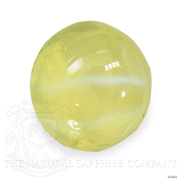 0.63 Ct. Yellow Cabochon Chrysoberyl from Ceylon (Sri Lanka)