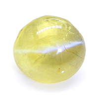 0.99 Ct. Yellow Cabochon Chrysoberyl from Ceylon (Sri Lanka) Video