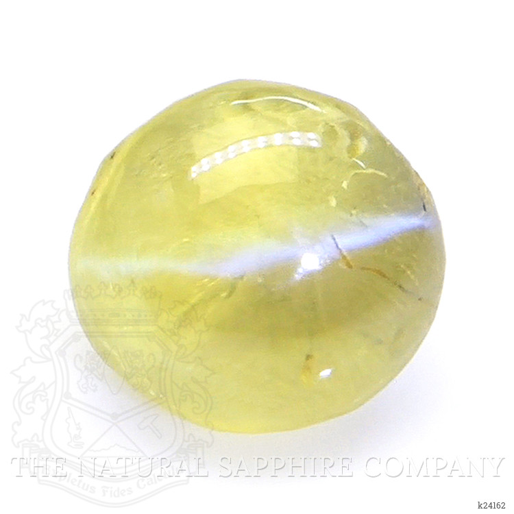 0.99 Ct. Yellow Cabochon Chrysoberyl from Ceylon (Sri Lanka)