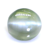 1.08 Ct. Green Cabochon Chrysoberyl from Ceylon (Sri Lanka) Video