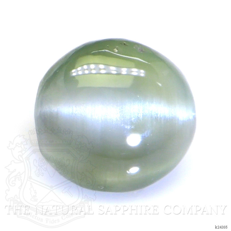 1.08 Ct. Green Cabochon Chrysoberyl from Ceylon (Sri Lanka)
