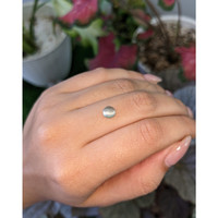 1.08 Ct. Green Cabochon Chrysoberyl from Ceylon (Sri Lanka) Life Style