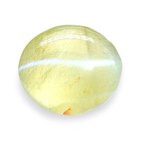 1.25 Ct. Greenish Yellow Cabochon Chrysoberyl from Ceylon (Sri Lanka) Video