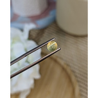 1.40 Ct. Yellow Cabochon Chrysoberyl from Ceylon (Sri Lanka) Life Style