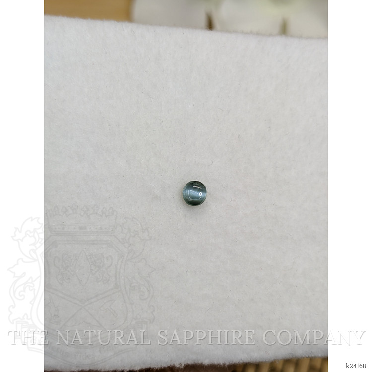 0.37 Ct. Green Cabochon Chrysoberyl from Ceylon (Sri Lanka)