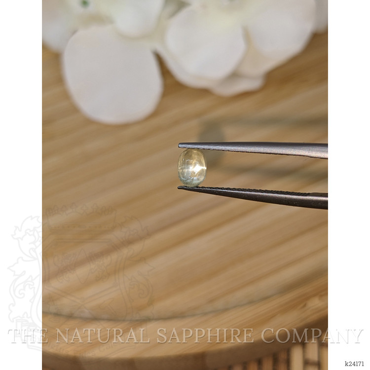 1.07 Ct. Yellow Cabochon Chrysoberyl from Ceylon (Sri Lanka)