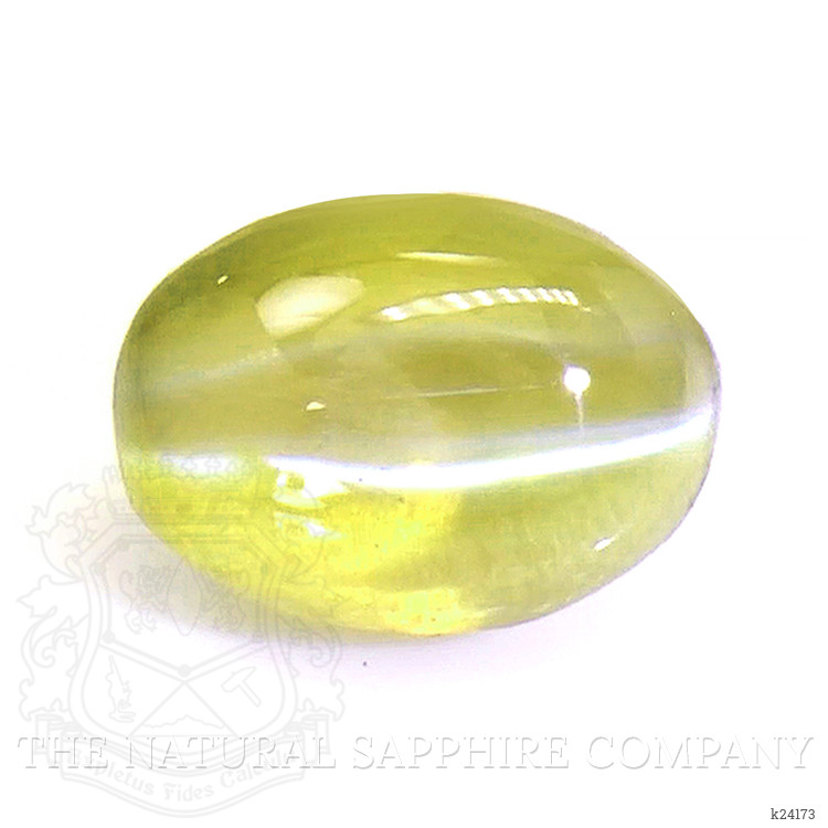 1.12 Ct. Yellow Cabochon Chrysoberyl from Ceylon (Sri Lanka)