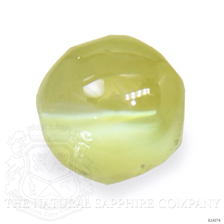 0.64 Ct. Yellow Cabochon Chrysoberyl from Ceylon (Sri Lanka)