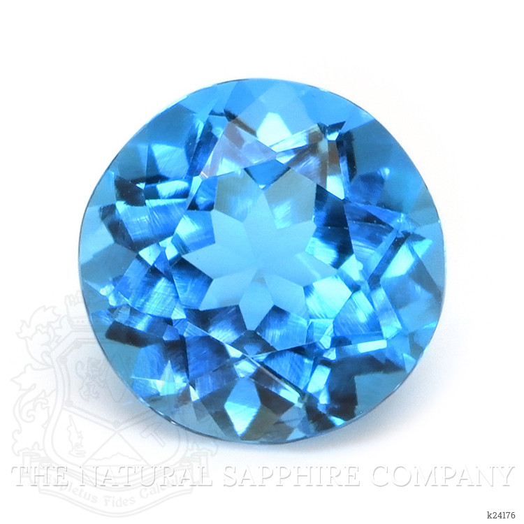 6.16 Ct. Swiss Blue Topaz from Ceylon (Sri Lanka)