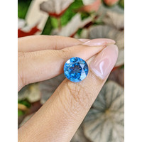 6.16 Ct. Swiss Blue Topaz from Ceylon (Sri Lanka) Life Style