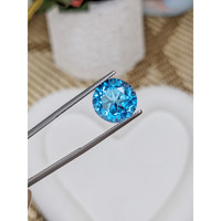 7.46 Ct. Swiss Blue Topaz from Ceylon (Sri Lanka) Life Style
