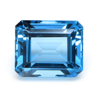 8.22 Ct. Swiss Blue Topaz from Ceylon (Sri Lanka) Video