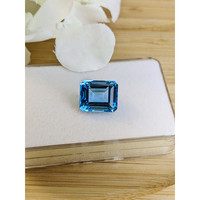 8.22 Ct. Swiss Blue Topaz from Ceylon (Sri Lanka) Life Style