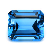 7.72 Ct. Swiss Blue Topaz from Ceylon (Sri Lanka) Video