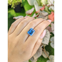 7.72 Ct. Swiss Blue Topaz from Ceylon (Sri Lanka) Life Style