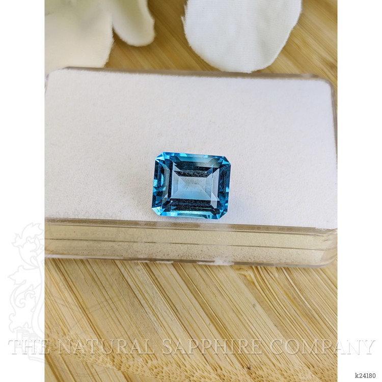 7.84 Ct. Swiss Blue Topaz from Ceylon (Sri Lanka)
