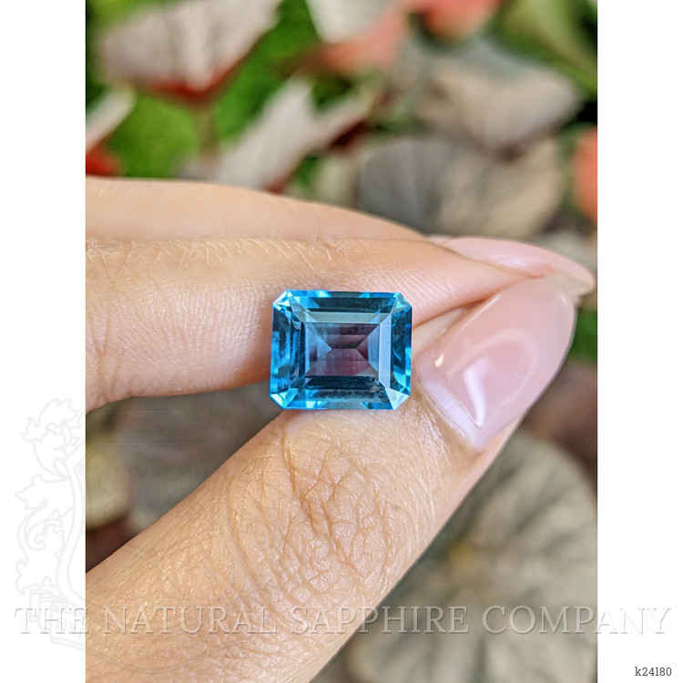 7.84 Ct. Swiss Blue Topaz from Ceylon (Sri Lanka)