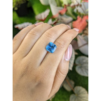 5.09 Ct. Swiss Blue Topaz from Ceylon (Sri Lanka) Life Style
