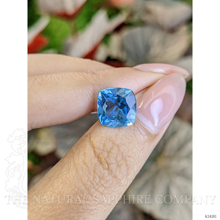 5.09 Ct. Swiss Blue Topaz from Ceylon (Sri Lanka)