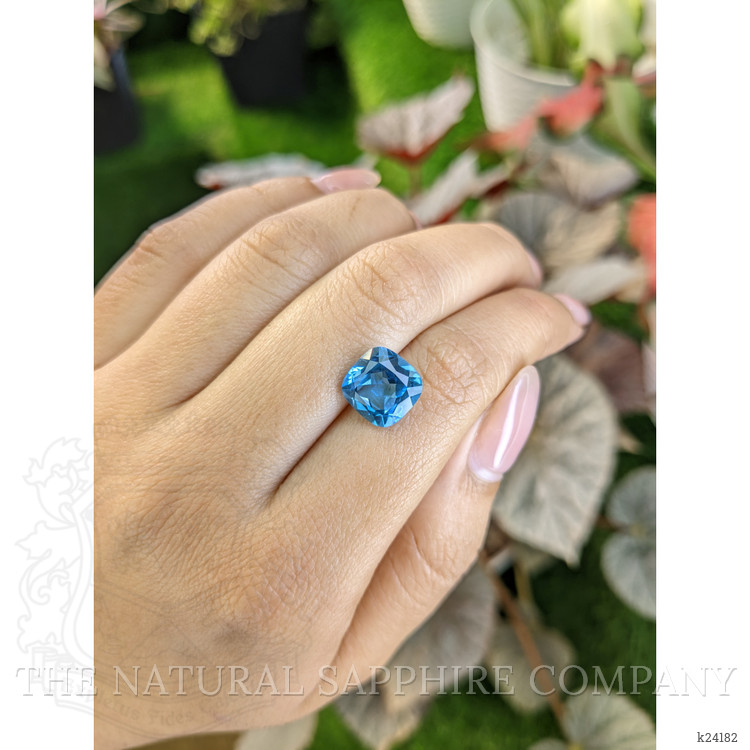 5.18 Ct. Swiss Blue Topaz from Ceylon (Sri Lanka)