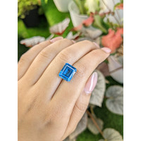 8.24 Ct. Swiss Blue Topaz from Ceylon (Sri Lanka) Life Style